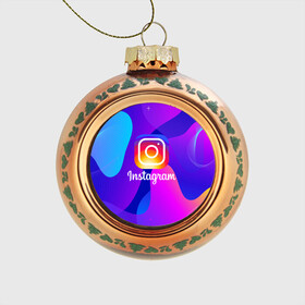 Стеклянный ёлочный шар с принтом Instagram Exclusive в Курске, Стекло | Диаметр: 80 мм | insta | instagram | instagramm | social | видео | инста | инстаграм | инстаграмм | приложение | социальная сеть | фото