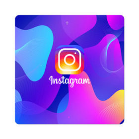 Магнит виниловый Квадрат с принтом Instagram Exclusive в Курске, полимерный материал с магнитным слоем | размер 9*9 см, закругленные углы | insta | instagram | instagramm | social | видео | инста | инстаграм | инстаграмм | приложение | социальная сеть | фото