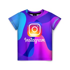 Детская футболка 3D с принтом Instagram Exclusive в Курске, 100% гипоаллергенный полиэфир | прямой крой, круглый вырез горловины, длина до линии бедер, чуть спущенное плечо, ткань немного тянется | insta | instagram | instagramm | social | видео | инста | инстаграм | инстаграмм | приложение | социальная сеть | фото