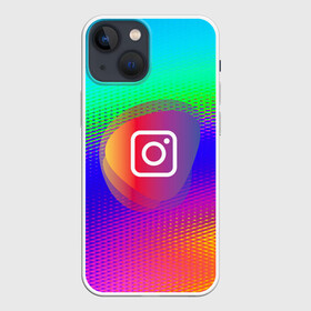 Чехол для iPhone 13 mini с принтом INSTAGRAM в Курске,  |  | insta | instagram | instagramm | social | видео | инста | инстаграм | инстаграмм | приложение | социальная сеть | фото