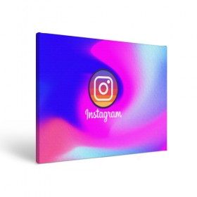 Холст прямоугольный с принтом INSTAGRAM в Курске, 100% ПВХ |  | Тематика изображения на принте: insta | instagram | instagramm | social | видео | инста | инстаграм | инстаграмм | приложение | социальная сеть | фото