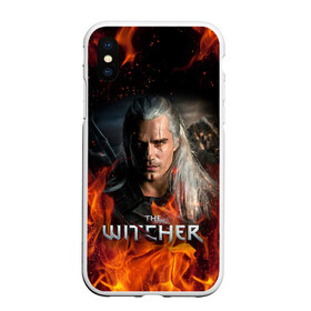 Чехол для iPhone XS Max матовый с принтом THE WITCHER в Курске, Силикон | Область печати: задняя сторона чехла, без боковых панелей | Тематика изображения на принте: geralt | netflix | the witcher | witcher | ведьмак | геральт | йенифер | нетфликс | сериал ведьмак | трисс | цири