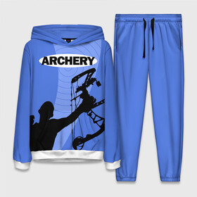 Женский костюм 3D (с толстовкой) с принтом Archery в Курске,  |  | archer | archery | bow | bow hunter | bowhunter | лук | лучник | стрельба из лука