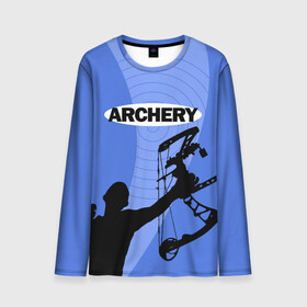 Мужской лонгслив 3D с принтом Archery в Курске, 100% полиэстер | длинные рукава, круглый вырез горловины, полуприлегающий силуэт | archer | archery | bow | bow hunter | bowhunter | лук | лучник | стрельба из лука