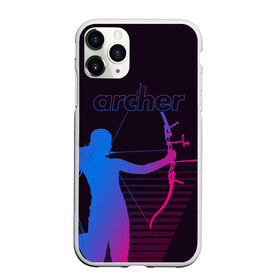 Чехол для iPhone 11 Pro Max матовый с принтом Archer в Курске, Силикон |  | archer | archery | bow | bow hunter | bowhunter | лук | лучник | стрельба из лука