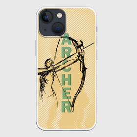Чехол для iPhone 13 mini с принтом Archer в Курске,  |  | archer | archery | bow | bow hunter | bowhunter | лук | лучник | стрельба из лука