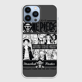Чехол для iPhone 13 Pro Max с принтом Манга One Piece в Курске,  |  | Тематика изображения на принте: anime | kaido | luffy | manga | one piece | theory | zoro | большой куш | ван | луффи | манга | манки д | мульт | пираты | пис | рыжий | сёнэн | сериал | шанкс