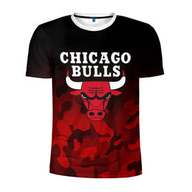 Мужская футболка 3D спортивная с принтом CHICAGO BULLS | ЧИКАГО БУЛЛС в Курске, 100% полиэстер с улучшенными характеристиками | приталенный силуэт, круглая горловина, широкие плечи, сужается к линии бедра | Тематика изображения на принте: bulls | chicago | chicago bulls | nba | red bulls | usa | америка | быки | нба | сша | чикаго буллс