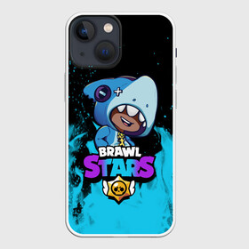 Чехол для iPhone 13 mini с принтом Brawl Stars LEON SHARK в Курске,  |  | 8 bit | 8 бит | brawl | brawl stars | crow | leon | shark | stars | акула | бравл | бравл старс | браво старс | игра | компьютерная | кров | леон | леон акула | онлайн | старс | шарк