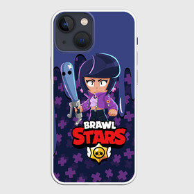 Чехол для iPhone 13 mini с принтом BRAWL STARS BIBI. в Курске,  |  | bib | brawl stars | bull | colt | crow | leon | leon shark | moba | sally leon | shark | акула | берли | биби | бравл старс | ворон | жанр | игра | кольт | леон | леон акула | нита | спайк | шелли