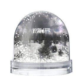 Снежный шар с принтом ESCAPE FROM TARKOV в Курске, Пластик | Изображение внутри шара печатается на глянцевой фотобумаге с двух сторон | escape from tarkov | game | игры | побег из таркова | тарков | шутер
