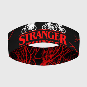 Повязка на голову 3D с принтом STRANGER THINGS | ОЧЕНЬ СТРАННЫЕ ДЕЛА в Курске,  |  | 11 | stranger things | одди | одиннадцатая | очень странные дела | сериалы