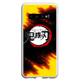 Чехол для Samsung Galaxy S10 с принтом KIMETSU NO YAIBA в Курске, Силикон | Область печати: задняя сторона чехла, без боковых панелей | demon slayer | demon slayer: kimetsu no yaiba | kimetsu | kimetsu no yaiba | nezuko | slayer | tanjiro | клинок рассекающий демонов | незуко | танджиро | шинобу кочо