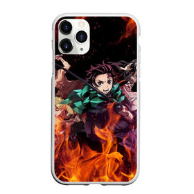 Чехол для iPhone 11 Pro Max матовый с принтом KIMETSU NO YAIBA в Курске, Силикон |  | demon slayer | demon slayer: kimetsu no yaiba | kimetsu | kimetsu no yaiba | nezuko | slayer | tanjiro | клинок рассекающий демонов | незуко | танджиро | шинобу кочо