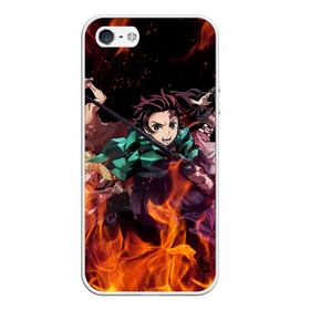 Чехол для iPhone 5/5S матовый с принтом KIMETSU NO YAIBA в Курске, Силикон | Область печати: задняя сторона чехла, без боковых панелей | demon slayer | demon slayer: kimetsu no yaiba | kimetsu | kimetsu no yaiba | nezuko | slayer | tanjiro | клинок рассекающий демонов | незуко | танджиро | шинобу кочо