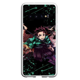 Чехол для Samsung Galaxy S10 с принтом DEMON SLAYER KIMETSU NO YAIBA КЛИНОК РАССЕКАЮЩИЙ ДЕМОНОВ в Курске, Силикон | Область печати: задняя сторона чехла, без боковых панелей | demon slayer | kimetsu no yaiba | nezuko | shinobu | slayer | tanjiro | zenitsu | гию томиока | зенитсу | зенитцу | иноске хашибира | клинок рассекающий демонов | незуко | танджиро | шинобу кочо