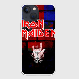 Чехол для iPhone 13 mini с принтом Iron Maiden в Курске,  |  | iron maiden | англия | британия | металл | музыка | рок