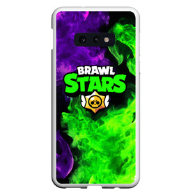 Чехол для Samsung S10E с принтом BRAWL STARS в Курске, Силикон | Область печати: задняя сторона чехла, без боковых панелей | bibi | brawl stars | coach mike | crow | evil gene | gale | gene | leon | leon shark | max | mecha crow | mortis | mr.p | nani | phoenix | sally leon | sandy | spike | sprout | surge | tara | virus 8 bit | werewolf | акула | бравл старс | во