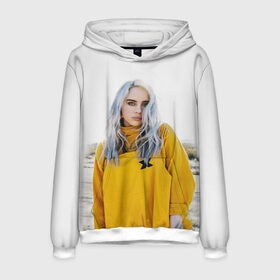 Мужская толстовка 3D с принтом BILLIE EILISH в Курске, 100% полиэстер | двухслойный капюшон со шнурком для регулировки, мягкие манжеты на рукавах и по низу толстовки, спереди карман-кенгуру с мягким внутренним слоем. | ayelish | bad guy | bellyache | bilie eilish | bilie elish | billie | billie eilish | eilish | electronic | elish | music | били айлиш | билли айлиш | эйлиш | элиш