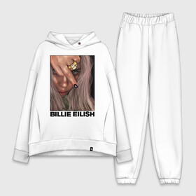 Женский костюм хлопок Oversize с принтом BILLIE EILISH в Курске,  |  | ayelish | bad guy | bellyache | bilie eilish | bilie elish | billie | billie eilish | eilish | electronic | elish | music | били айлиш | билли айлиш | эйлиш | элиш