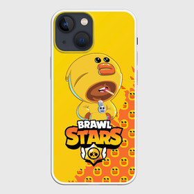 Чехол для iPhone 13 mini с принтом BRAWL STARS SALLY LEON. в Курске,  |  | bib | brawl stars | bull | colt | crow | leon | leon shark | max | moba | sally leon | shark | акула | берли | биби | бравл старс | ворон | жанр | игра | кольт | леон | леон акула | макс | нита | спайк | шелли