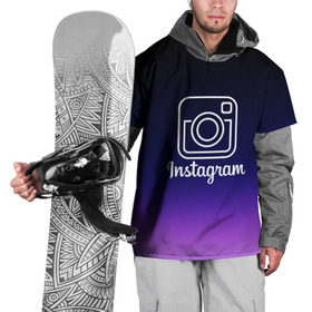 Накидка на куртку 3D с принтом INSTAGRAM в Курске, 100% полиэстер |  | insta | instagram | instagramm | social | видео | инста | инстаграм | инстаграмм | приложение | социальная сеть | фото