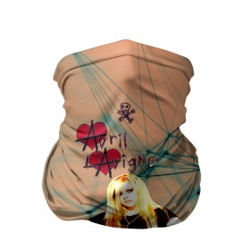 Бандана-труба 3D с принтом Avril Lavigne в Курске, 100% полиэстер, ткань с особыми свойствами — Activecool | плотность 150‒180 г/м2; хорошо тянется, но сохраняет форму | avril lavigne | аврил лавин | блондиника | музыка | рок