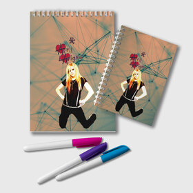 Блокнот с принтом Avril Lavigne в Курске, 100% бумага | 48 листов, плотность листов — 60 г/м2, плотность картонной обложки — 250 г/м2. Листы скреплены удобной пружинной спиралью. Цвет линий — светло-серый
 | avril lavigne | аврил лавин | блондиника | музыка | рок