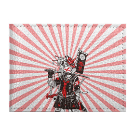 Обложка для студенческого билета с принтом Убийца розового солнца в Курске, натуральная кожа | Размер: 11*8 см; Печать на всей внешней стороне | Тематика изображения на принте: аниме | арт | девочка | маска | меч | солнце | якудза | япония