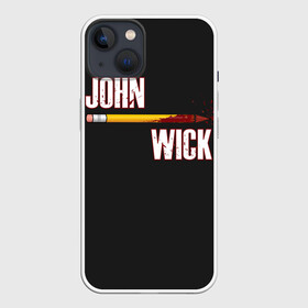 Чехол для iPhone 13 с принтом John Wick в Курске,  |  | baba yaga | chapter | franchise | halle berry | john wick | keanu reeves | parabellum | баба яга | глава | джон уик 3 | киану ривз | парабеллум | франшиза