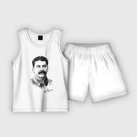 Детская пижама с шортами хлопок с принтом Товарищ Сталин в Курске,  |  | джугашвилли | иосиф виссарионович сталин | иосиф сталин | коба | сталин | товарищ сталин