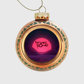 Стеклянный ёлочный шар с принтом MCR Logo в Курске, Стекло | Диаметр: 80 мм | 2007 | chemical | emo | logo | mcr | rock | romance | вокалист | группа | джерард | лого | рок | уэйн | эмо