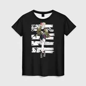 Женская футболка 3D с принтом Harley Quinn в Курске, 100% полиэфир ( синтетическое хлопкоподобное полотно) | прямой крой, круглый вырез горловины, длина до линии бедер | birds of prey | harley quinn | марго робби | потрясающая история харли квин | харли квин | хищные птицы