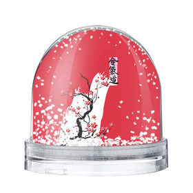 Снежный шар с принтом Сакура Айкидо в Курске, Пластик | Изображение внутри шара печатается на глянцевой фотобумаге с двух сторон | aikido | аикидо | айкидо | восточные единоборства | единоборства | морихей уэсиба