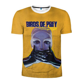 Мужская футболка 3D спортивная с принтом Birds of Prey Black mask в Курске, 100% полиэстер с улучшенными характеристиками | приталенный силуэт, круглая горловина, широкие плечи, сужается к линии бедра | birds of prey | black mask | harley quinn | потрясающая история харли квин | харли квин | хищные птицы | черная маска