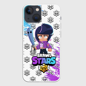 Чехол для iPhone 13 mini с принтом BRAWL STARS BIBI. в Курске,  |  | bib | brawl stars | colt | crow | el brown | leon | leon shark | max | moba | sally leon | shark | акула | берли | биби | бравл старс | браун | ворон | жанр | игра | кольт | леон | леон акула | макс | нита | шелли