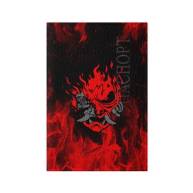 Обложка для паспорта матовая кожа с принтом CYBERPUNK 2077 KEANU REEVES в Курске, натуральная матовая кожа | размер 19,3 х 13,7 см; прозрачные пластиковые крепления | bright | cd project red | cyberpunk 2077 | fire | flame | heat | keanu reeves | light | samurai | wildfire | искры | киану ривз | киберпанк 2077 | огненный | огонь | пламя | пожар | самураи