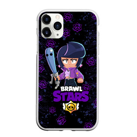 Чехол для iPhone 11 Pro матовый с принтом BRAWL STARS BIBI в Курске, Силикон |  | bib | brawl stars | colt | crow | el brown | leon | leon shark | max | moba | sally leon | shark | акула | берли | биби | бравл старс | браун | ворон | жанр | игра | кольт | леон | леон акула | макс | нита | шелли