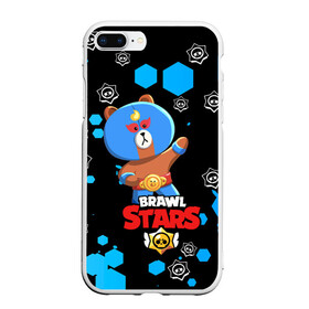 Чехол для iPhone 7Plus/8 Plus матовый с принтом BRAWL STARS EL BROWN в Курске, Силикон | Область печати: задняя сторона чехла, без боковых панелей | bib | brawl stars | colt | crow | el brown | leon | leon shark | max | moba | sally leon | shark | акула | берли | биби | бравл старс | браун | ворон | жанр | игра | кольт | леон | леон акула | макс | нита | шелли