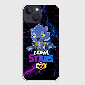 Чехол для iPhone 13 mini с принтом BRAWL STARS LEON ОБОРОТЕНЬ. в Курске,  |  | bib | brawl stars | colt | crow | el brown | leon | leon shark | max | moba | sally leon | shark | акула | берли | биби | бравл старс | браун | ворон | жанр | игра | кольт | леон | леон акула | макс | нита | шелли