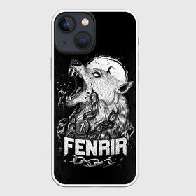 Чехол для iPhone 13 mini с принтом Fenrir в Курске,  |  | fenrir | viking | vikings | викинг | викинги | волк | мех | мифология. русь | оскал | скандинавы | славяне | собака | фенрир | шерсть | язычник