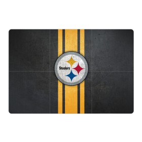 Магнитный плакат 3Х2 с принтом Pittsburgh Steelers в Курске, Полимерный материал с магнитным слоем | 6 деталей размером 9*9 см | Тематика изображения на принте: 