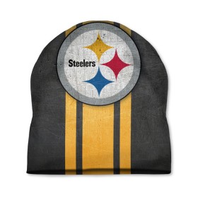 Шапка 3D с принтом Pittsburgh Steelers в Курске, 100% полиэстер | универсальный размер, печать по всей поверхности изделия | Тематика изображения на принте: 