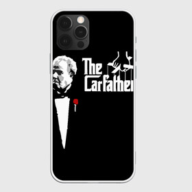 Чехол для iPhone 12 Pro с принтом The Carfather Top Gear в Курске, силикон | область печати: задняя сторона чехла, без боковых панелей | godfather | grand tour | jeremy clarkson | the carfather | top gear | авто | ведущий | гран тур | джереми кларксон | крёстный отец | топ гир