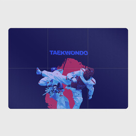 Магнитный плакат 3Х2 с принтом Taekwondo в Курске, Полимерный материал с магнитным слоем | 6 деталей размером 9*9 см | taekwondo | восточные единоборства | единоборства | теквондо | тхэквондо | тэквондо
