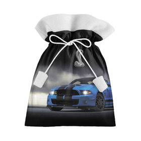 Подарочный 3D мешок с принтом Shelby в Курске, 100% полиэстер | Размер: 29*39 см | car | cobra | motorsport | mustang | power | race | snake | usa | автомобиль | автоспорт | гонка | змея | кобра | мощь | мустанг | сша