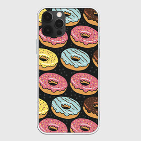 Чехол для iPhone 12 Pro Max с принтом Сладкоежка в Курске, Силикон |  | еда | пончик | пончики | сладкое | сладкоежка | сладкоежкам