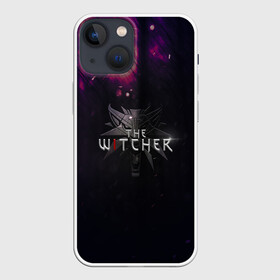 Чехол для iPhone 13 mini с принтом Ведьмак Witcher в Курске,  |  | geralt | neflix | serial | serials | witcher | ведьмак | геральт | сериал | сериалы | цирилла