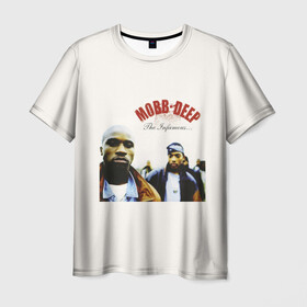 Мужская футболка 3D с принтом Mobb Deep: The Infamous в Курске, 100% полиэфир | прямой крой, круглый вырез горловины, длина до линии бедер | Тематика изображения на принте: havoc | hip hop | mobb deep | prodigy | rap | the infamous | маб дип | мобб дипп | продиджи