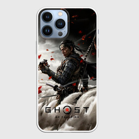 Чехол для iPhone 13 Pro Max с принтом Ghost of Tsushima в Курске,  |  | action | adventure | game | ghost | japan | samurai | tsushima | игра | призрак | приключение | самурай | тень | цусима | экшн | япония